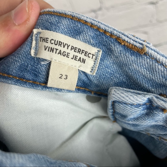 MADEWELL The Curvy Perfect Vintage High Rise Jean Size 23 - Picture 5 of 9